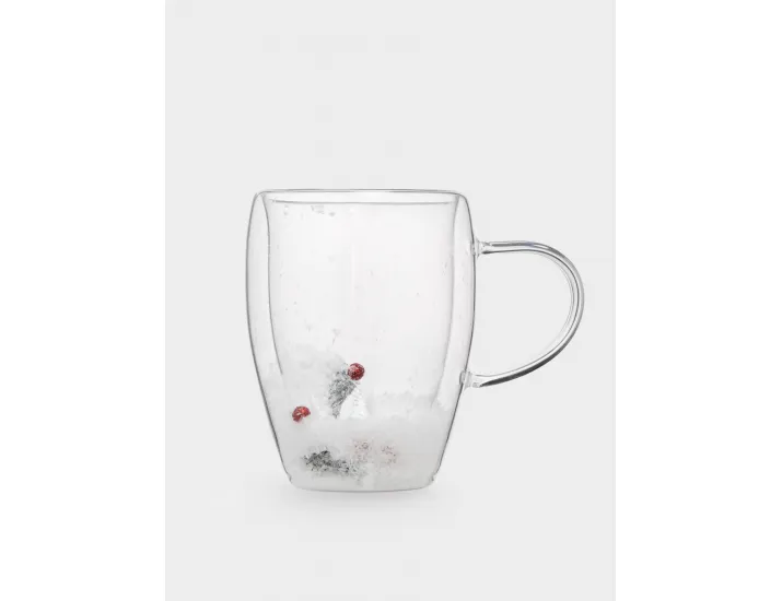 Кружка 350 мл 2 шт с ягодами и еловыми ветками внутри Anna Lafarg Wind-mystery