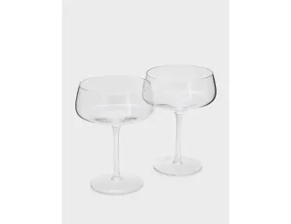 Бокал-креманка для шампанского, 450 мл, 2 шт, стекло, Melody