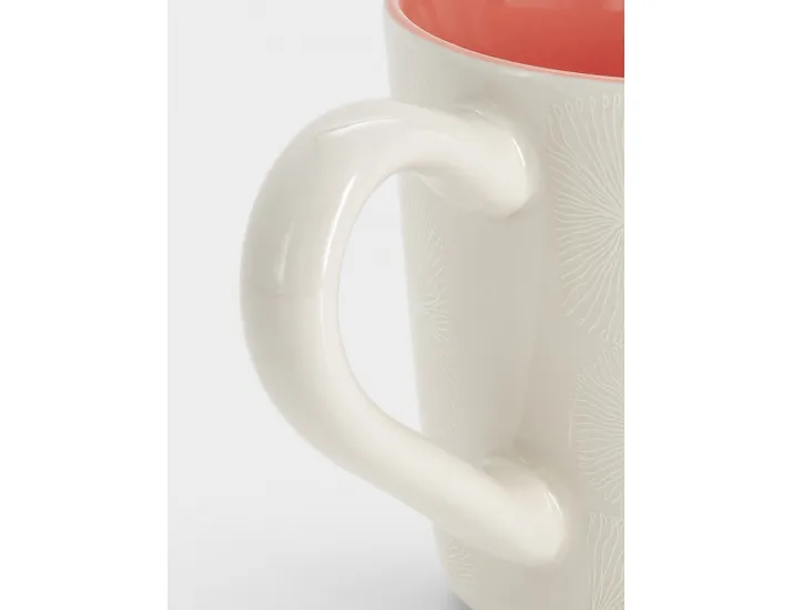 Кружка 450 мл коралловая Home & Style Frost