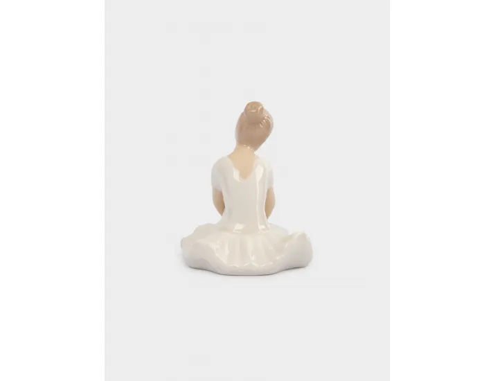 Статуэтка 10 см молочно-белая Балерина Anna Lafarg Lady