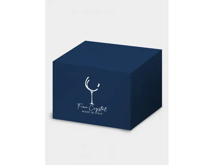 Набор стаканов для виски 6 предметов 365 мл с золотистым кантом Le Stelle Gemma Gold