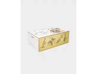 Пара чайная, 1 перс, 2 пр, 230 мл, фарфор F, белая/красная, Осень, A. Vivaldi