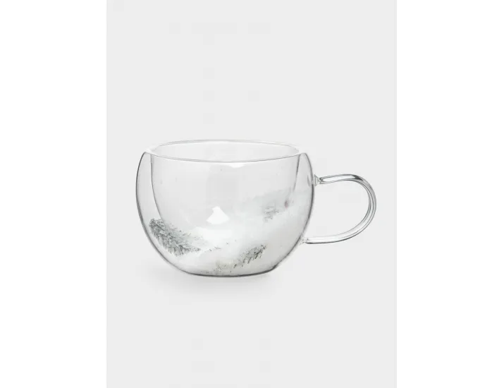 Кружка 270 мл 2 шт с ягодами и еловыми ветками внутри Anna Lafarg Wind-mystery