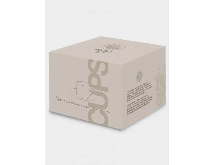 Набор чайный 2 персоны 4 предмета Pozzi Milano Liberty