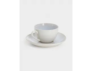 Пара чайная, 1 перс, 2 пр, 220 мл, керамика, бежевая, в крапинку, North Organic