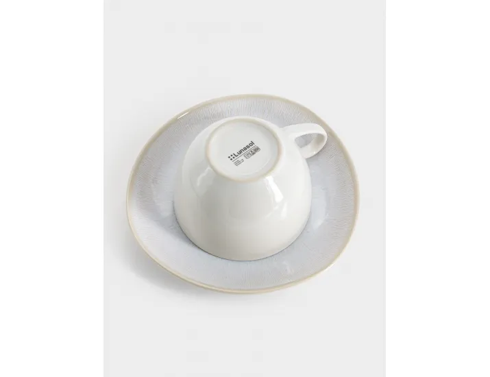 Пара чайная 1 персона 2 предмета 220 мл бежевая в крапинку Lunasol North Organic