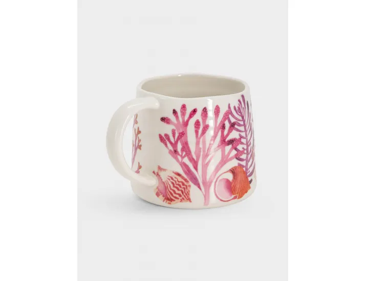 Кружка 380 мл белая/розовая Морская жизнь Maxwell & Williams Ocean Life