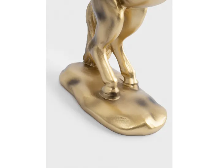 Статуэтка 25 см золотистая Конь на дыбах Anna Lafarg Horse