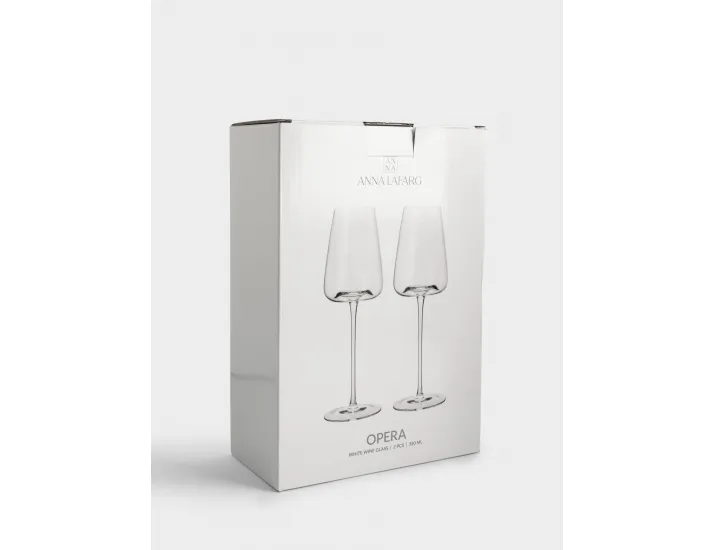 Бокал для белого вина 350 мл 2 шт Anna Lafarg Opera