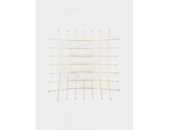 Корзина для фруктов 28 см золотистая Паутина Anna Lafarg Spin