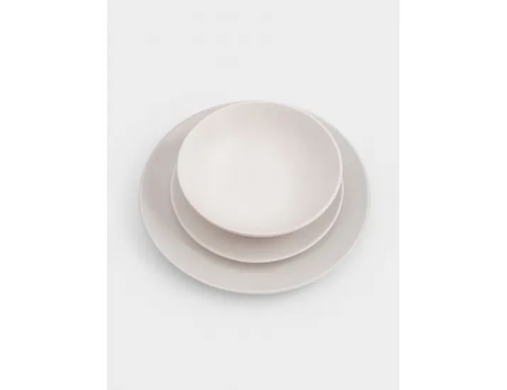 Сервиз обеденный 6 персон 18 предметов белый в крапинку Anna Lafarg Scanno