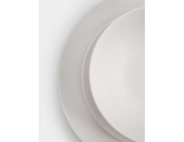 Сервиз обеденный 6 персон 18 предметов белый в крапинку Anna Lafarg Scanno