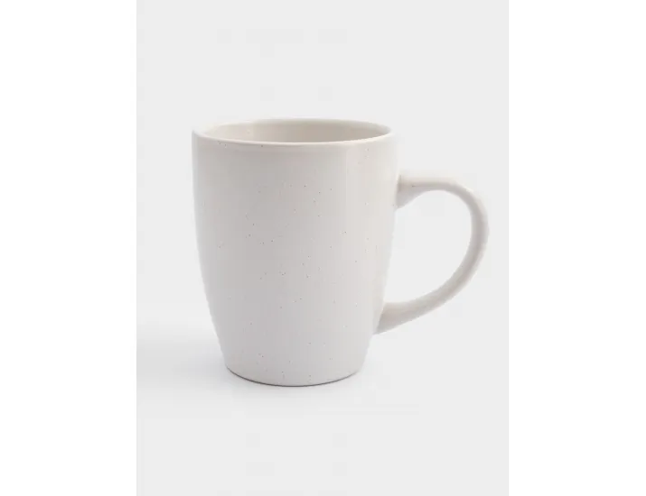 Кружка 370 мл 2 шт белая в крапинку Anna Lafarg Scanno
