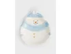 Блюдо 18x22x4 см бело-голубое Снеговик в шапке и шарфе Anna Lafarg Snowman