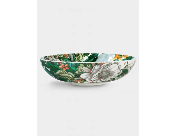 Набор обеденный 4 персоны 16 предметов зеленый Стрелиция Maxwell & Williams Night Garden Foliage