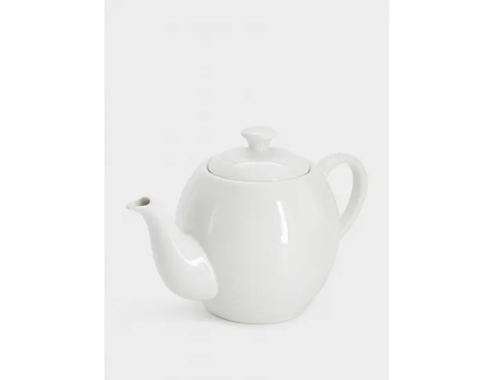 Чайник заварочный 850 мл белая Мятый эффект Home & Style Rock