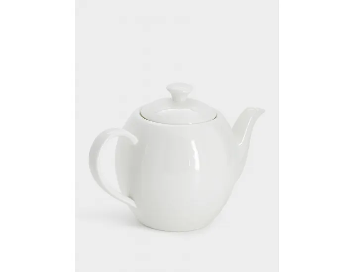 Чайник заварочный 850 мл белая Мятый эффект Home & Style Rock