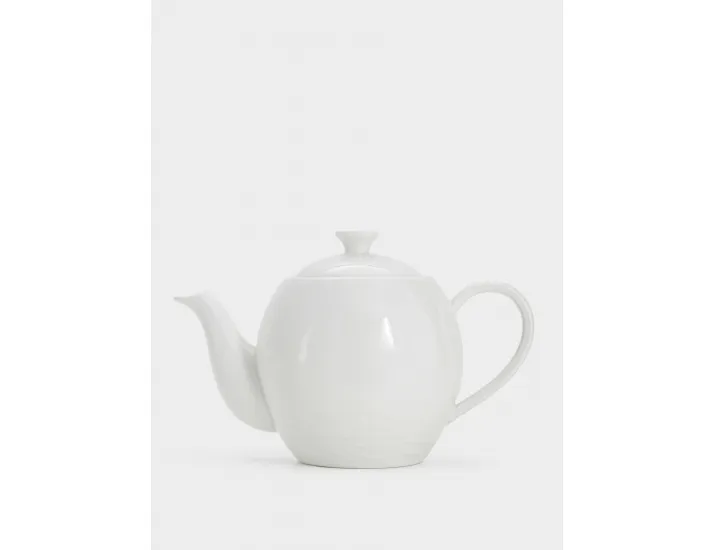 Чайник заварочный 850 мл белая Мятый эффект Home & Style Rock