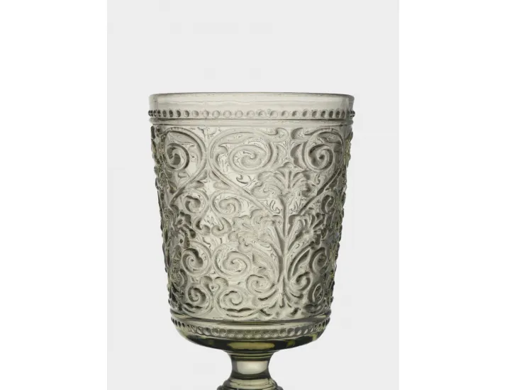 Бокал-кубок для вина 320 мл зеленый Anna Lafarg Folklore