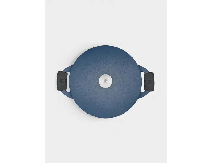 Кастрюля 28 см 6.3 л с крышкой с покрытием синяя Maxwell & Williams Agile