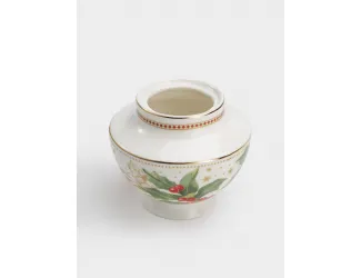 Сахарница, 0,25 л, Пуансеттия и ягоды