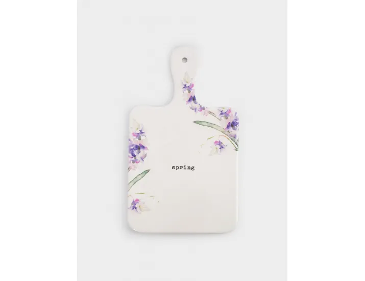 Подставка под горячее 15x26 см с ручкой белая Сирень Anna Lafarg Meadow