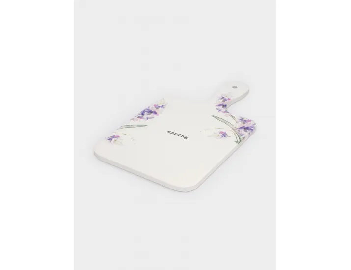 Подставка под горячее 15x26 см с ручкой белая Сирень Anna Lafarg Meadow