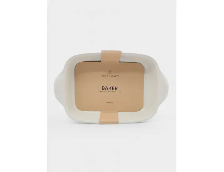 Форма для запекания 29х22 см прямоугольная молочная Anna Lafarg Baker