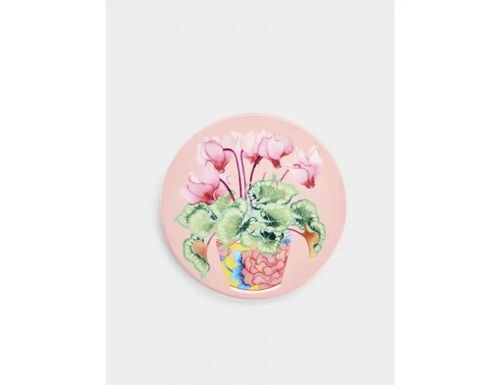 Кружка 300 мл с подставкой розовая Цикламен Maxwell & Williams Jardin