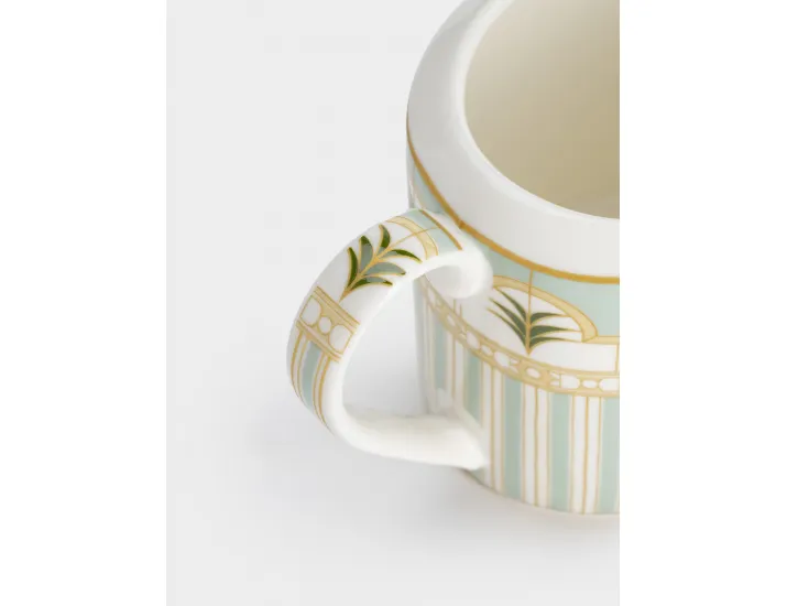 Молочник 250 мл серо-зеленый Елочки Pozzi Milano Rosita