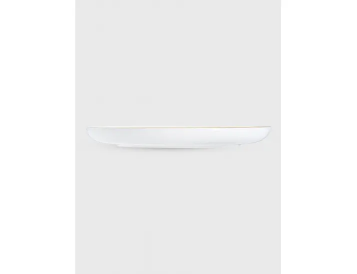 Тарелка 19 см белая с золотистым кантом Ирис Anna Lafarg Flowers