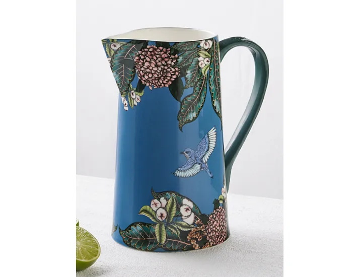 Кувшин 2 л синий Цветы и птица Maxwell & Williams Воспоминание