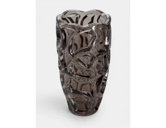 Ваза для цветов, 29 см, стекло Р, коричневая, Узоры, Galaxy
