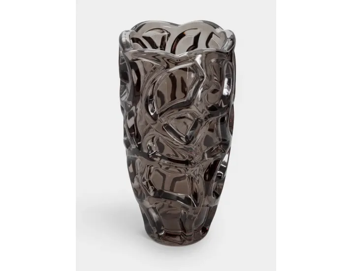 Ваза для цветов 29 см коричневая Узоры Anna Lafarg Galaxy