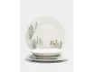 Сервиз обеденный 6 персон 18 предметов белый Олени в лесу Anna Lafarg Maral