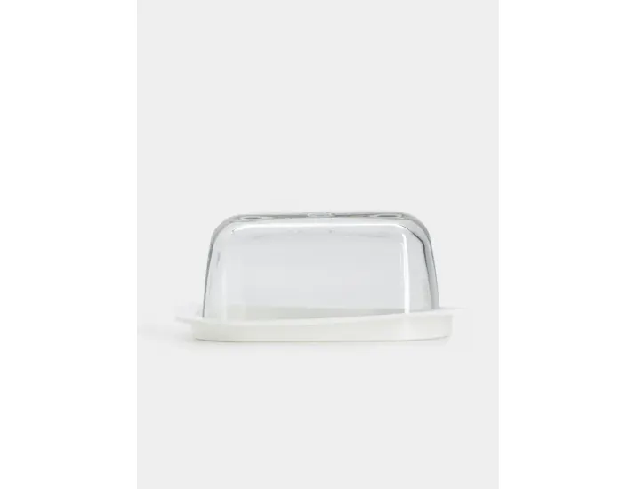 Масленка 14 см прямоугольная белая Anna Lafarg Basic