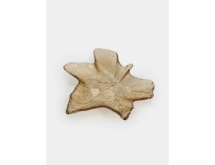 Блюдо 22х23 см янтарное Кленовый лист Anna Lafarg Autumn forest