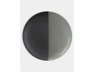 Тарелка обеденная 27,5 см черно-серая в крапинку Maxwell & Williams Umi