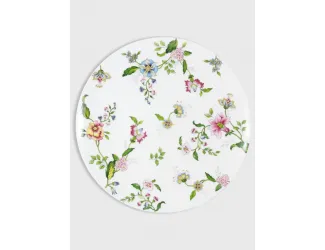 Тарелка обеденная 26,5 см белая Цветы Anna Lafarg Provence