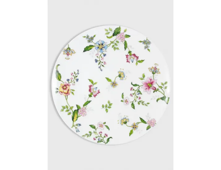 Тарелка обеденная 26,5 см белая Цветы Anna Lafarg Provence