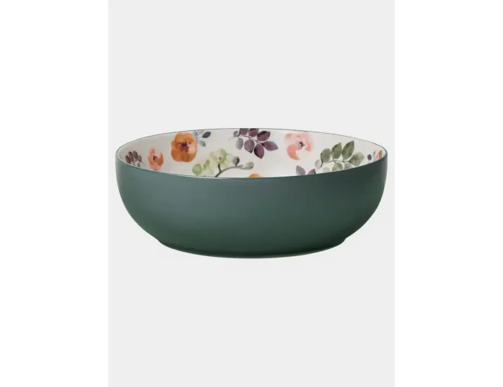 Салатник 25 см 2,5 л серо-зеленый Цветы Maxwell & Williams Arcadia