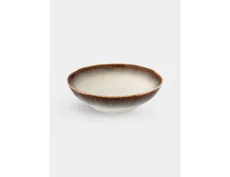 Тарелка суповая, 19 см, 0.7 л, коричневая, Nuances