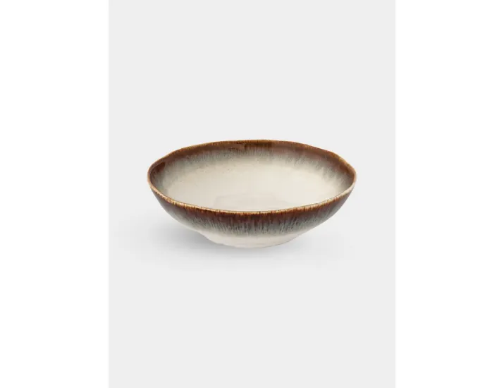 Тарелка суповая 19 см 0.7 л коричневая Easy Life Nuances