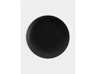 Тарелка закусочная, 20 см, чёрная, Икра