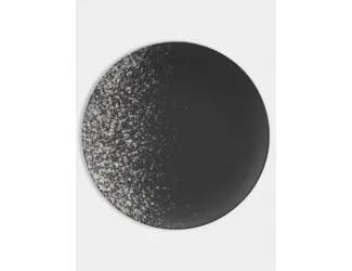 Тарелка обеденная 27,5 см черная в белую крапинку Maxwell & Williams Caviar Galaxy