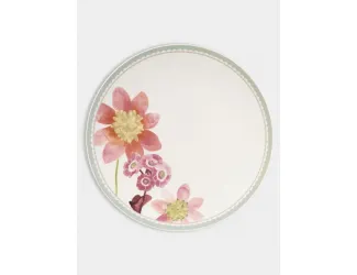 Тарелка обеденная, 27 см, розовая, Primula