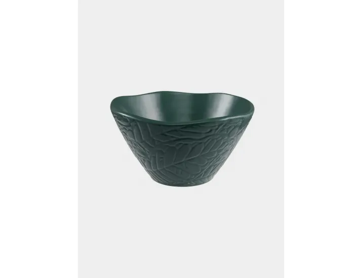 Салатник 15x8 см 0,5 л темно-зеленый круглый волнистый край Maxwell & Williams Reminisce