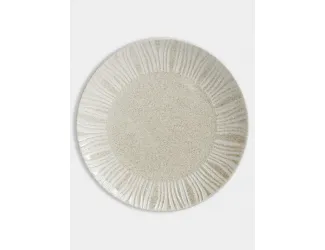 Тарелка обеденная 27.5 см бежевая в крапинку Линии Maxwell & Williams Solaris