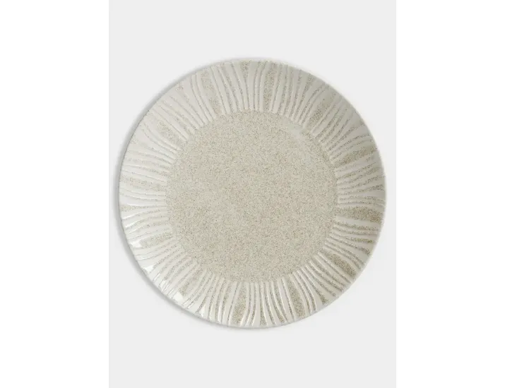 Тарелка обеденная 27.5 см бежевая в крапинку Линии Maxwell & Williams Solaris