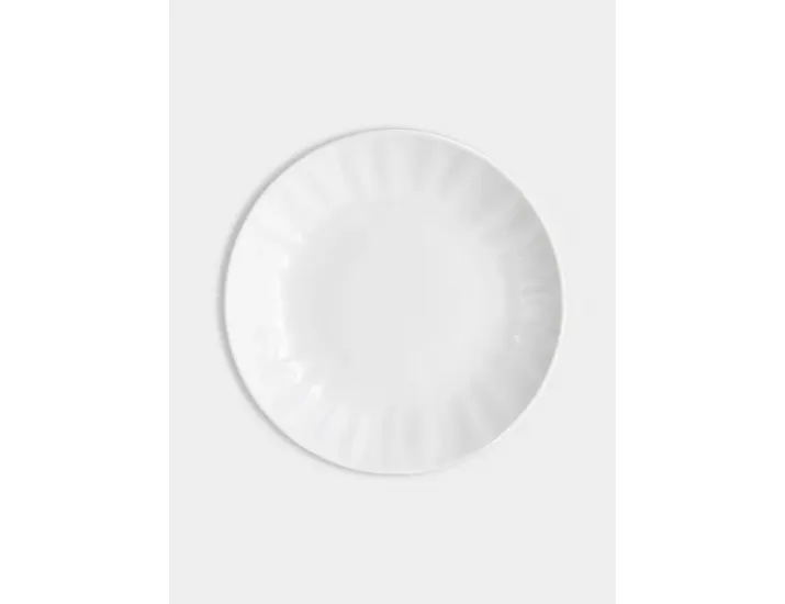 Тарелка суповая 19,5 см белая Волны Home & Style Floral